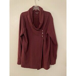 Danskin Woman’s Side Button Sz XXL  Cold Weather Sweater Jacket